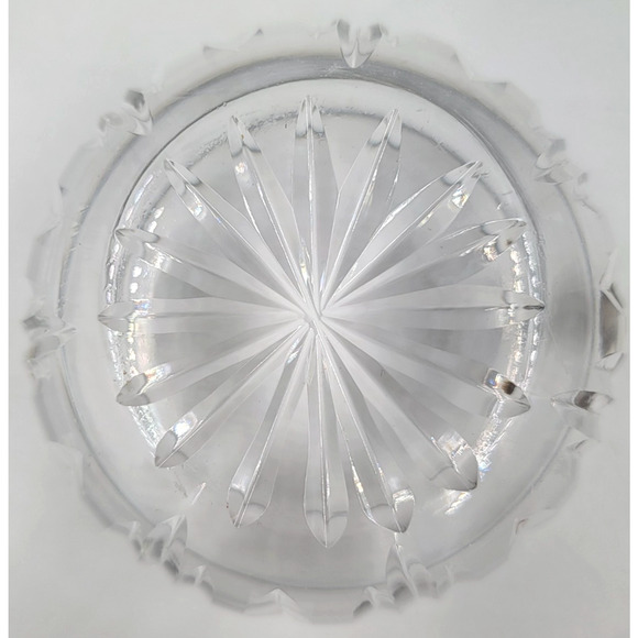 Waterford Crystal Cream & Sugar Set Cut Ireland Heavy Clear Glass Vintage - Picture 11 of 13